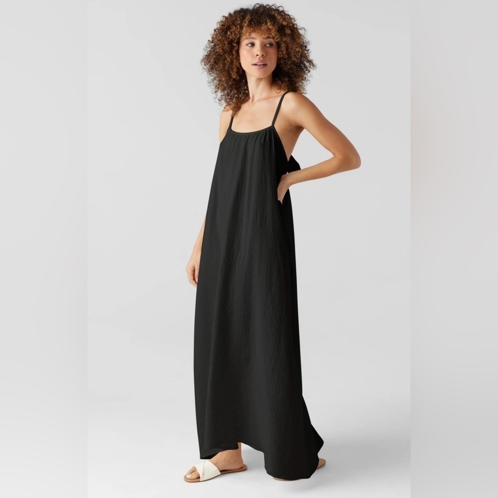🎉HP HOST PICK🎊 NWT Sol Angeles Maxi Dress XS S M L XL Black Cami Maxi Dress - Picture 1 of 4